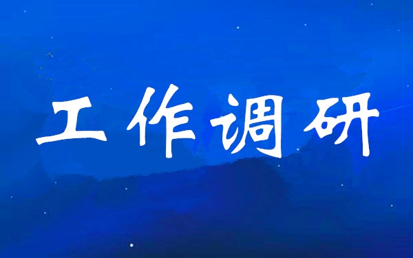 张立伟调研集团生产效劳类企业谋划生长情形