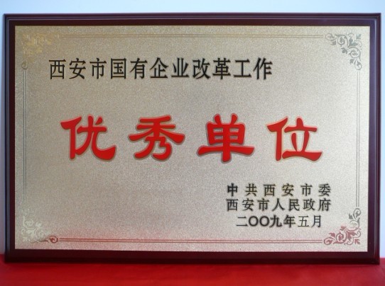 2009年5月，，，，，被西安市委、市政府评为西安市国企业刷新事情优异单位